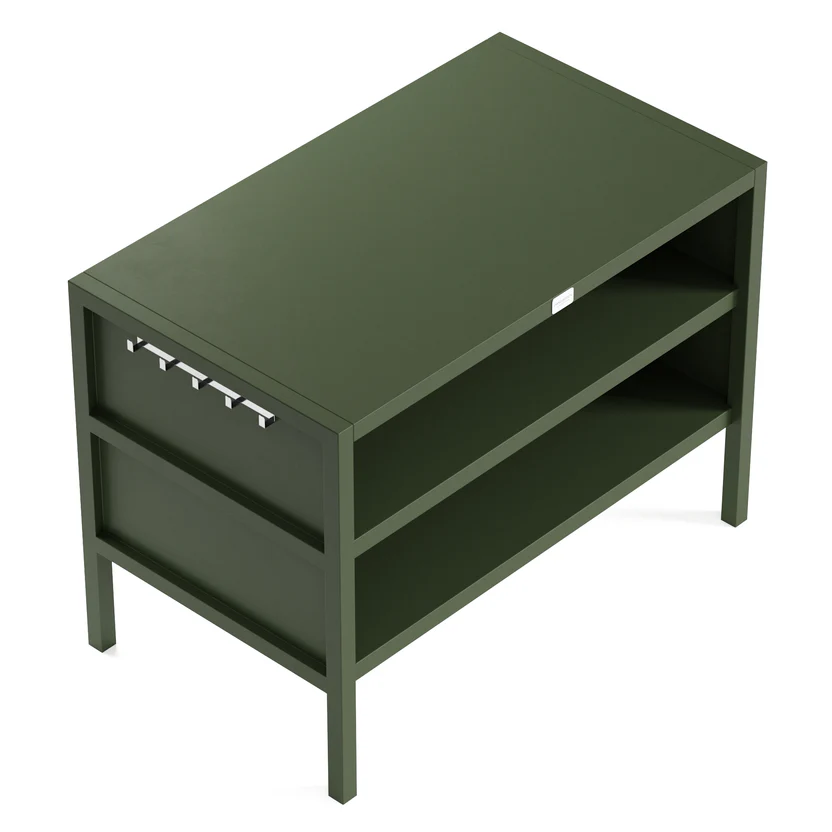 Gabinete de cocina para exteriores de doble capa