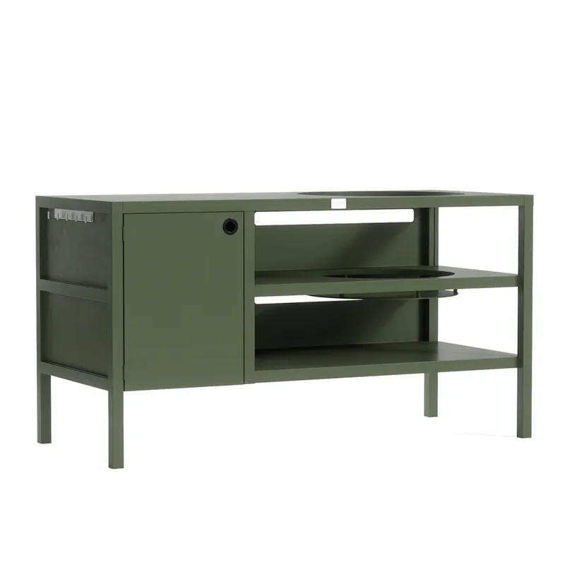 Gabinete exterior multifuncional con horno