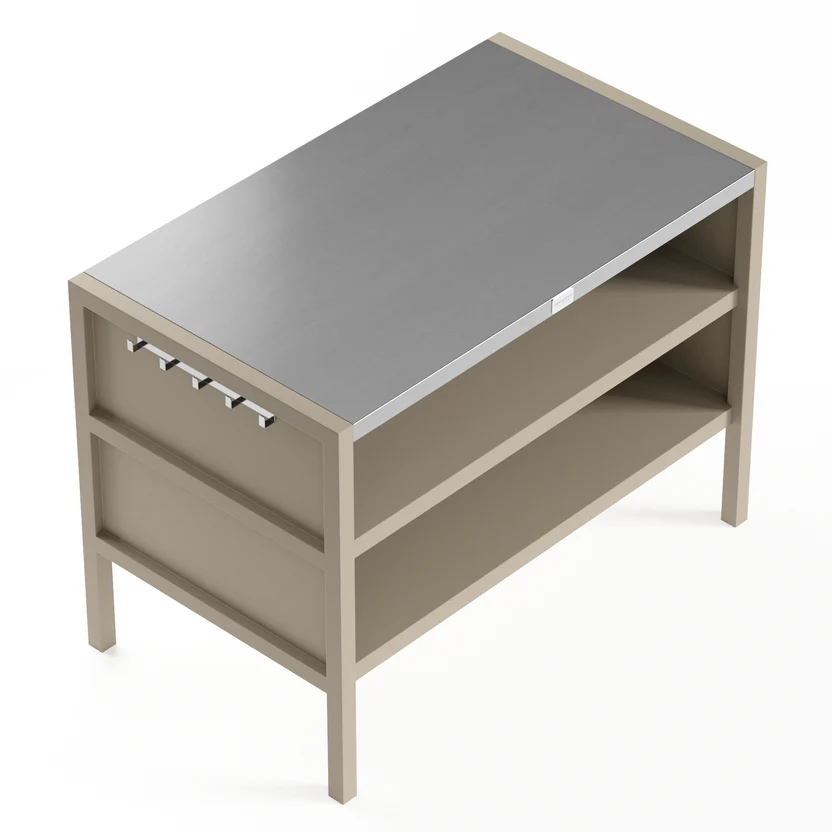 Gabinete de cocina para exteriores de doble capa
