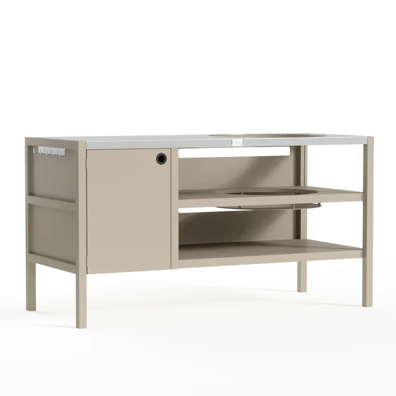 Gabinete exterior multifuncional con horno