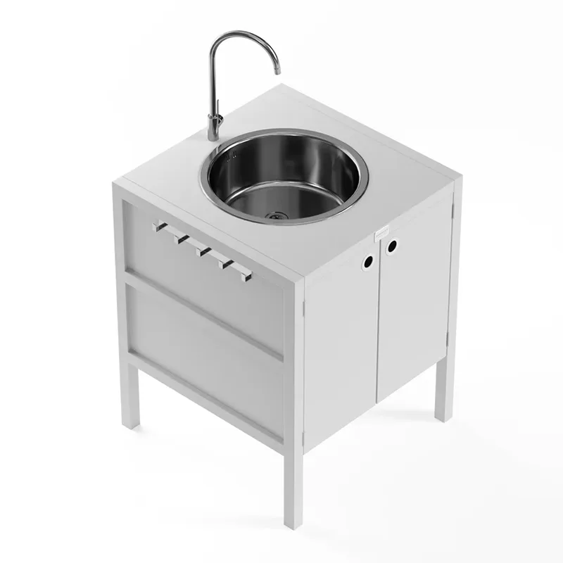Gabinete bajo para fregadero de cocina al aire libre