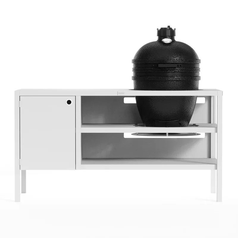 Gabinete exterior multifuncional con horno