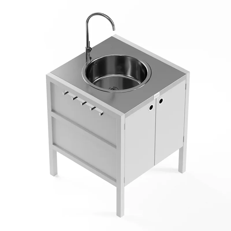 Gabinete bajo para fregadero de cocina al aire libre