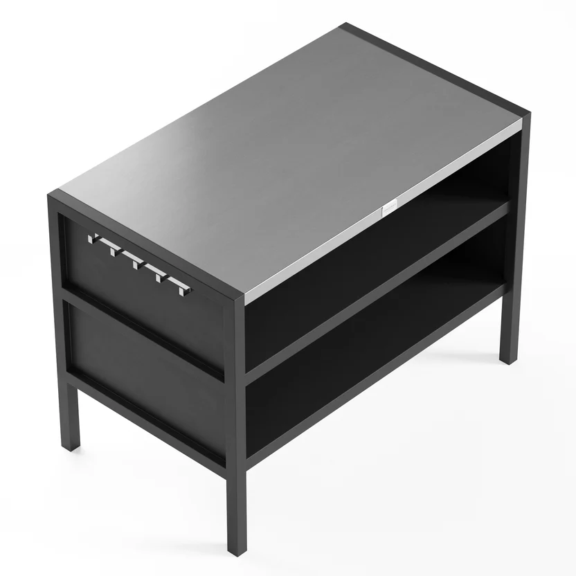 Gabinete de cocina para exteriores de doble capa