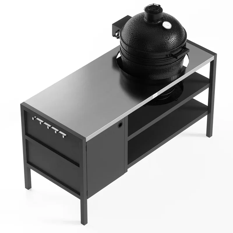 Gabinete exterior multifuncional con horno