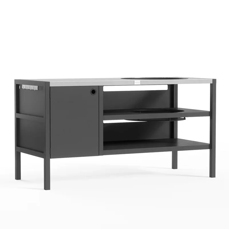 Gabinete exterior multifuncional con horno