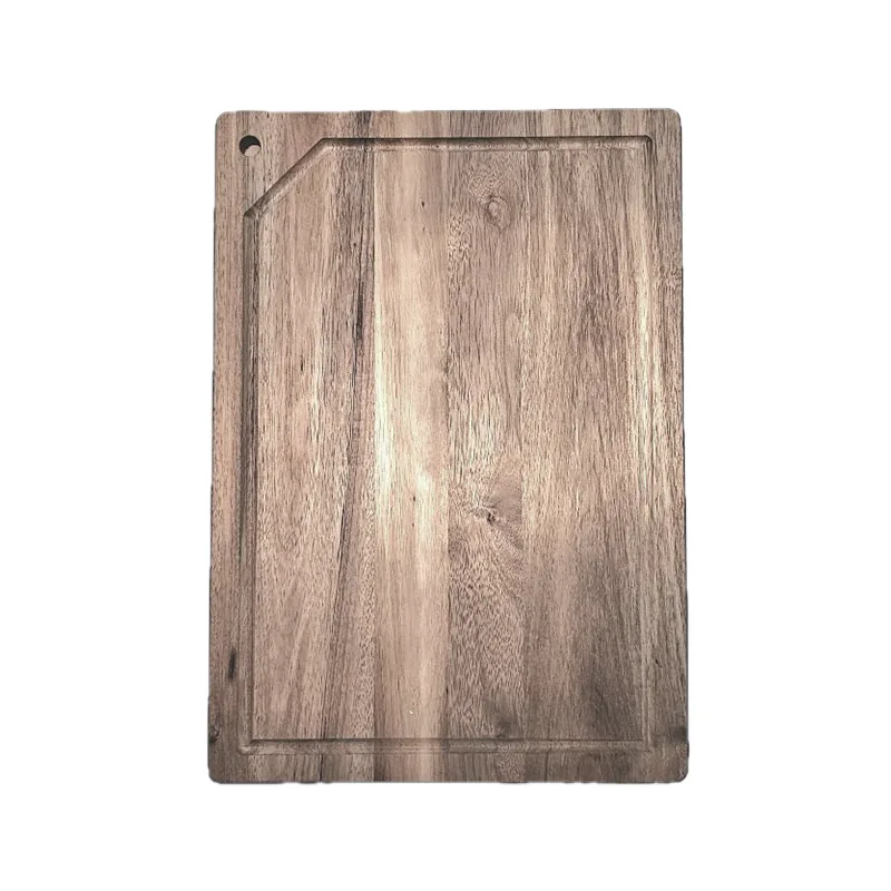 Tabla de cortar de cocina maciza de madera de acacia