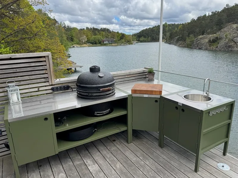Multi Functional Outdoor Cabinet with Oven Multi Functional Outdoor Cabinet with Oven