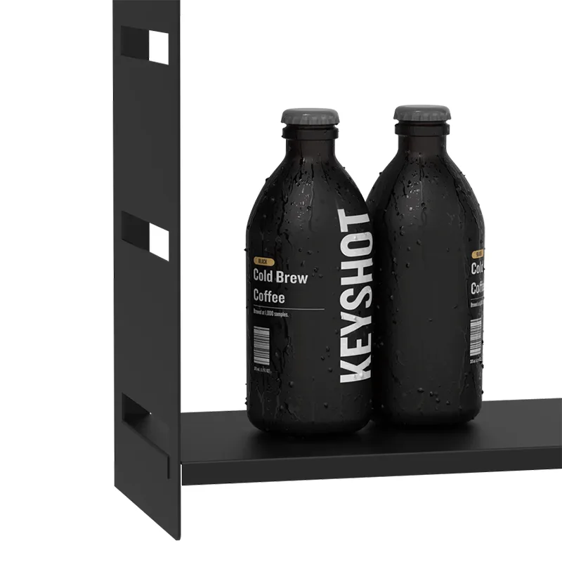 Estantes de pared completos de metal