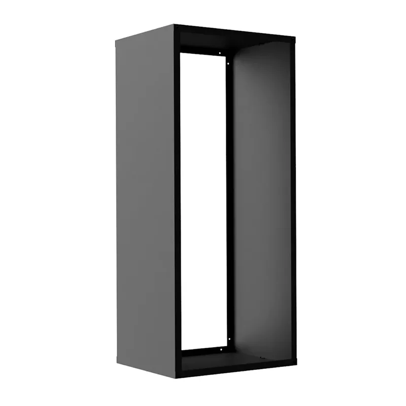 Almacenamiento de leña moderno al aire libre de fácil montaje